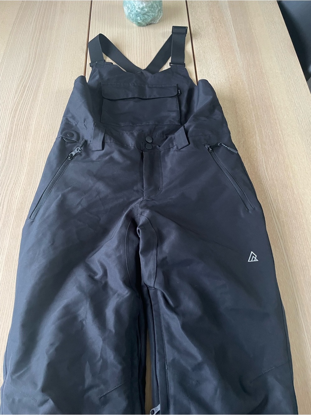 Ripzone Men's Black Snow Bib Pants - Durable Winter Overalls size small